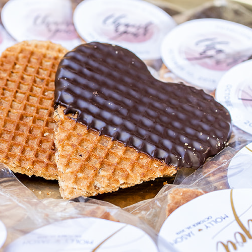 Heart-Shaped Waffle Cookies - Reluctant Entertainer