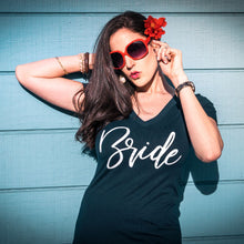 Load image into Gallery viewer, Premium Fitted &quot;Bride&quot; V Neck