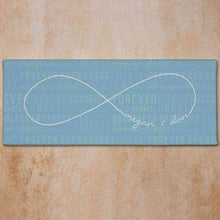 Load image into Gallery viewer, Personalized Infinity Symbol Canvas Wall Art
