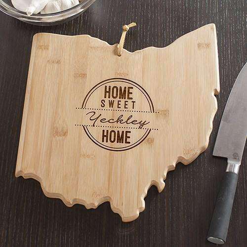 Personalized Ohio State Wood Cutting Board