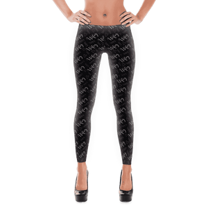 Stylish Gray Full-Length Women's Leggings - Polyester-Spandex