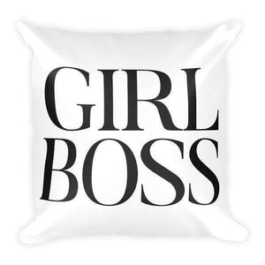 Girlboss 18”x18” Square Pillow - High Fashion
