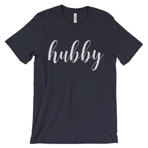 Men's "Hubby" T Shirt - Sweet Script