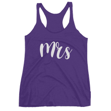 Load image into Gallery viewer, Women&#39;s &quot;Mrs&quot; Racerback Tank - Chunky Script