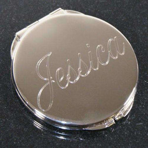 Personalized Bridesmaids Crystal Compact Mirror